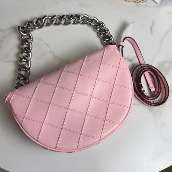 Tory Burch mini Fleming Soft Grain Crescent shoulder bag - Picture 4 of 16